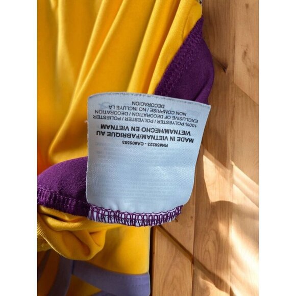 Nike Womens 3.5 Inch Fly Knit Training Shorts Orange Purple 613595 807 size S - Picture 10 of 13